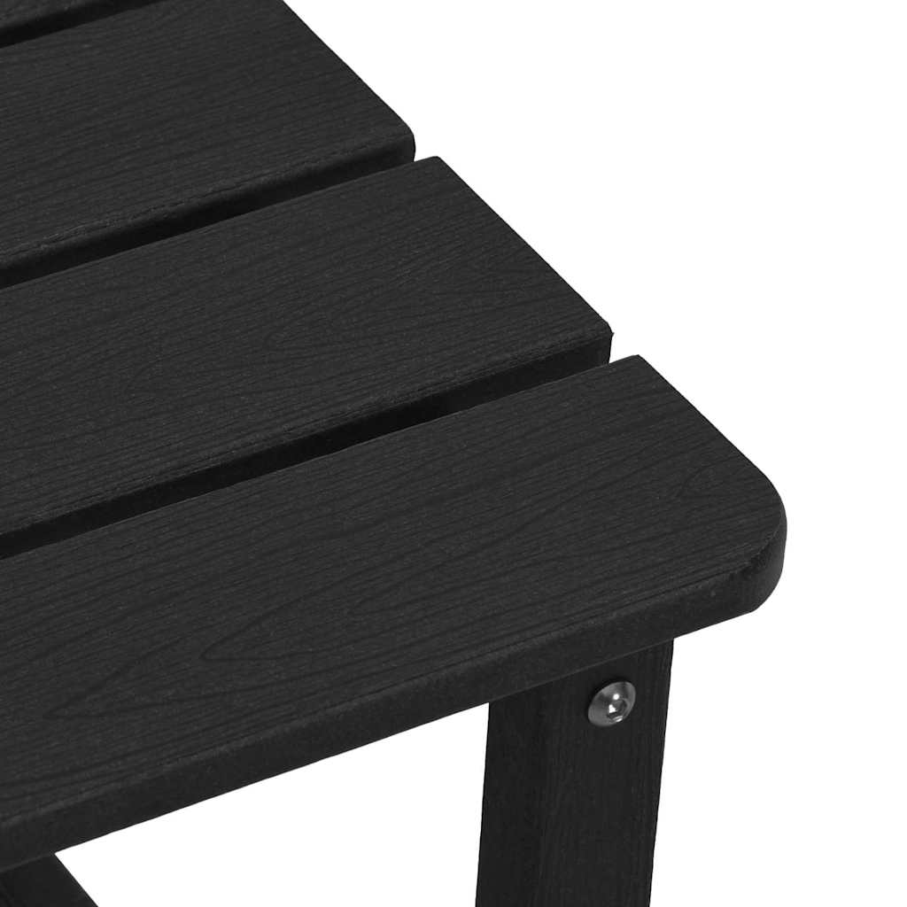 Sedia da Giardino 3 pcs Nero Polietilene | homemem39