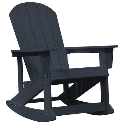 Sdraio Rocking Adirondack 2 pcs Blu navy HDPE