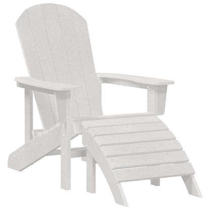 Sedia da Giardino 2 pcs Bianco 83 x 74 x 92 cm Polietilene
