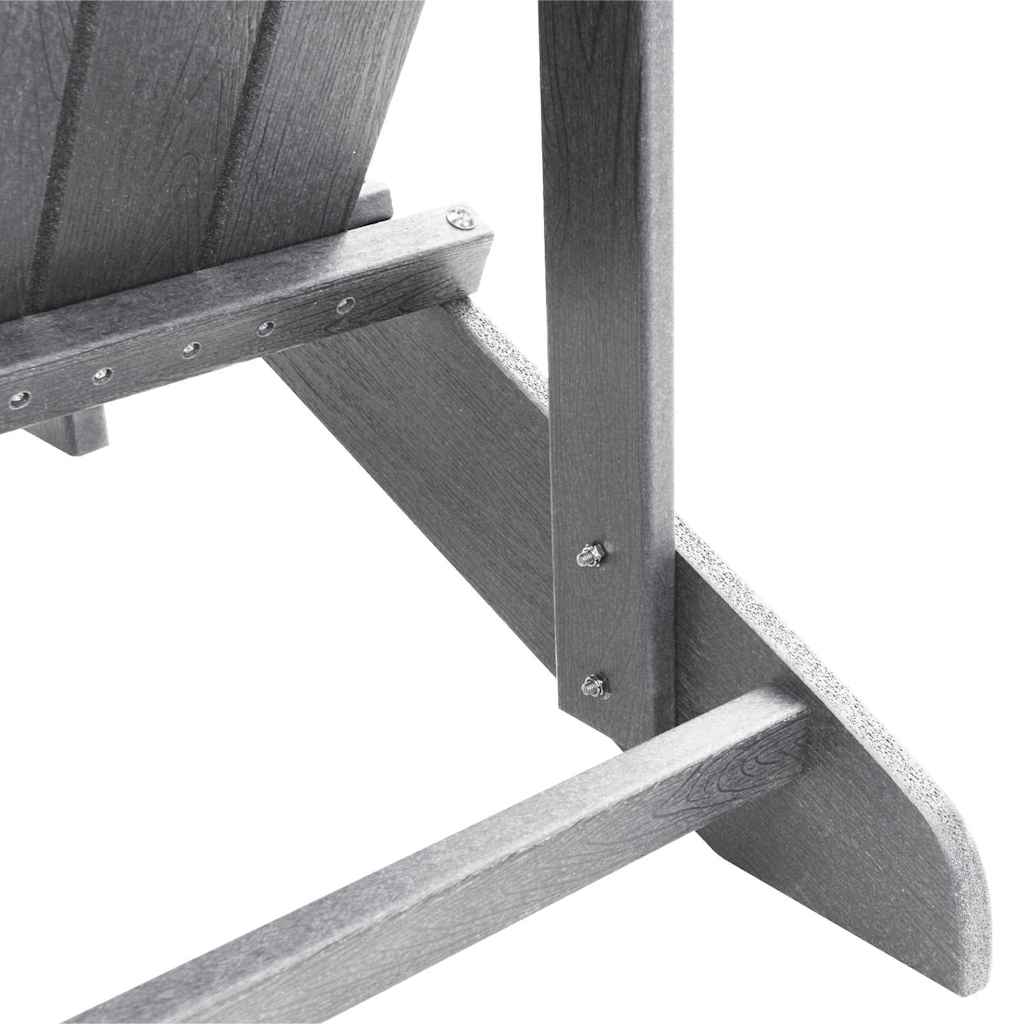 Sedia da Giardino 2 pcs Grigio chiaro 83 x 74 x 92 cm