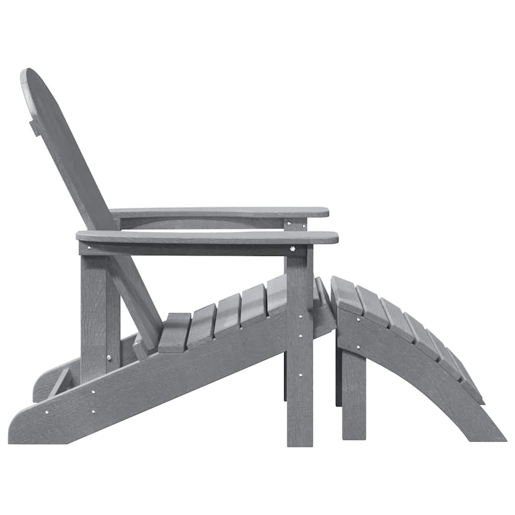 Sedia da Giardino 2 pcs Grigio chiaro 83 x 74 x 92 cm | homemem39