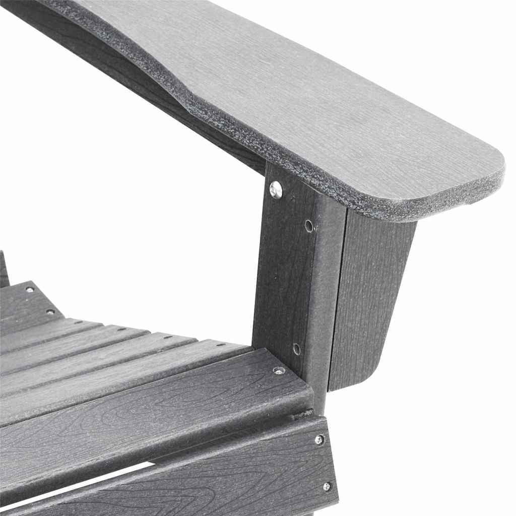 Sedia da Giardino 3 pcs Grigio chiaro Polietilene | homemem39