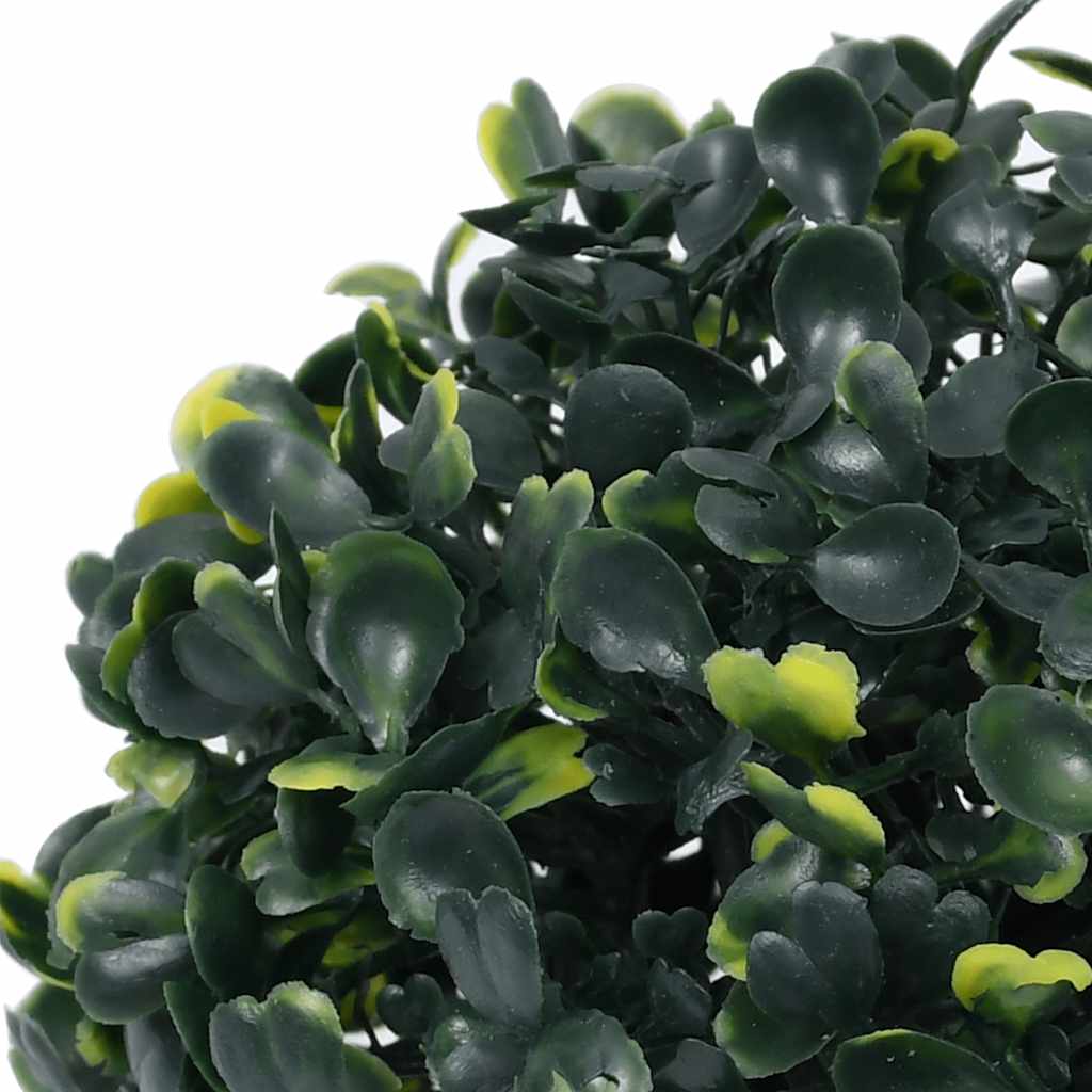 Sfere di Bosso Artificiale con Luci LED 2 pz Verdi 22 cm | homemem39