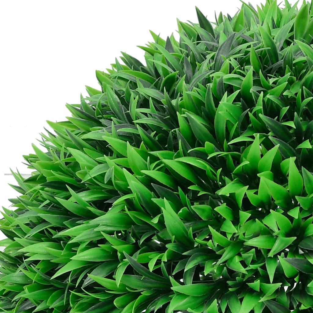 Sfere di Bosso Artificiale con Luci LED 2 pz Verdi 55 cm | homemem39