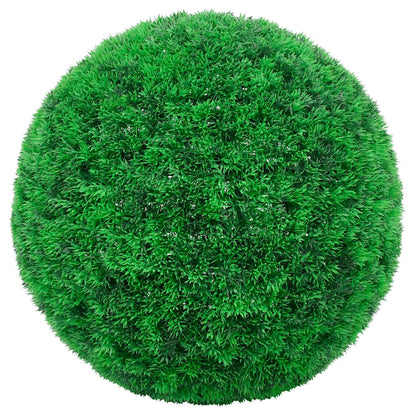 Sfere di Bosso Artificiale con Luci LED 2 pz Verdi 45 cm | homemem39
