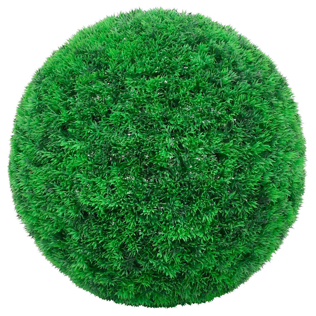 Sfere di Bosso Artificiale con Luci LED 2 pz Verdi 52 cm | homemem39