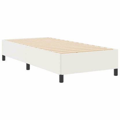 Letto a molle Crema 80 x 200 cm Tessuto in Cords | homemem39