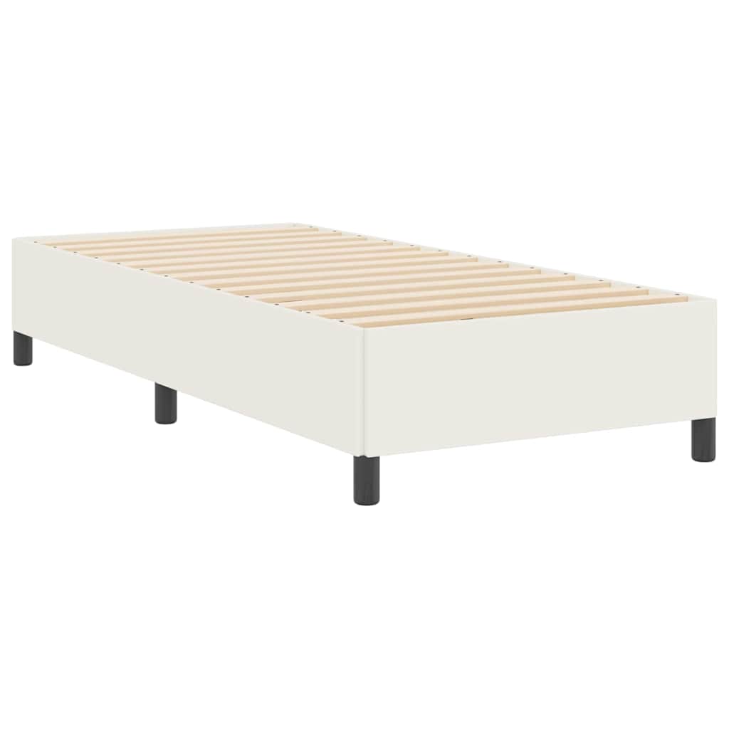 Letto a molle Crema 80 x 200 cm Tessuto in Cords | homemem39
