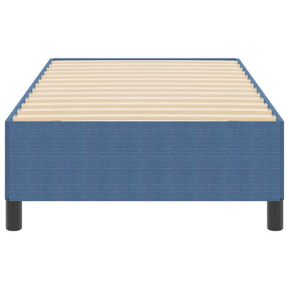 Letto a molle Blu 90 x 200 cm Tessuto in Cords | homemem39