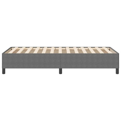 Letto a molle Grigio Chiaro 100 x 200 cm Tessuto in Cords | homemem39