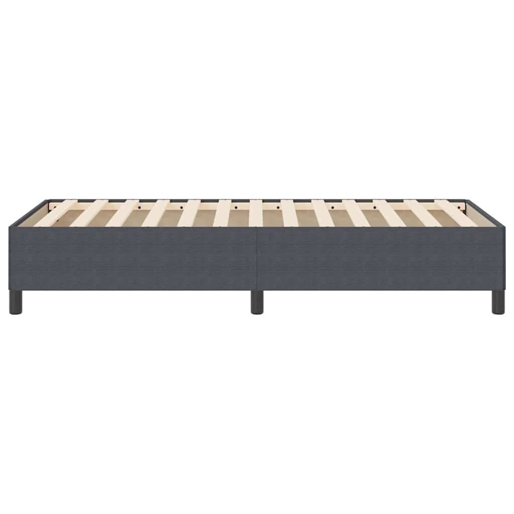 Letto a molle Grigio Scuro 100 x 200 cm Tessuto in Cords | homemem39