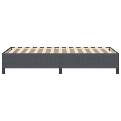 Letto a molle Grigio Scuro 100 x 200 cm Tessuto in Cords | homemem39