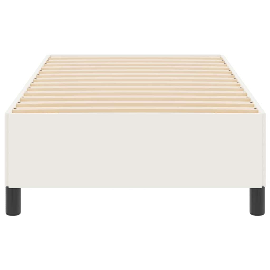 Letto a molle Crema 100 x 200 cm Tessuto in Cords | homemem39