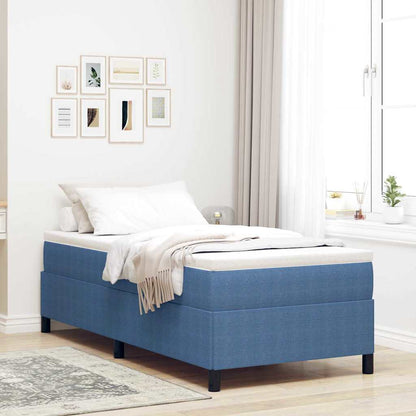 Letto a molle Blu 100 x 200 cm Tessuto in Cords | homemem39