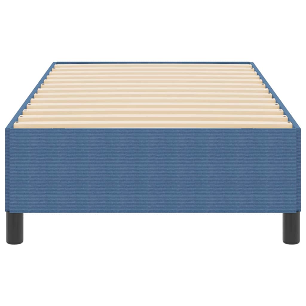 Letto a molle Blu 100 x 200 cm Tessuto in Cords | homemem39