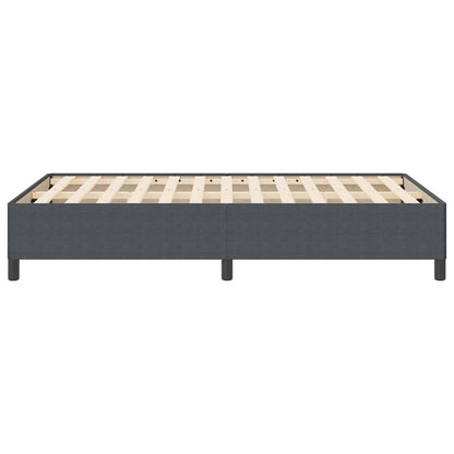 Letto a molle Grigio Scuro 120 x 190 cm Tessuto in Cords | homemem39