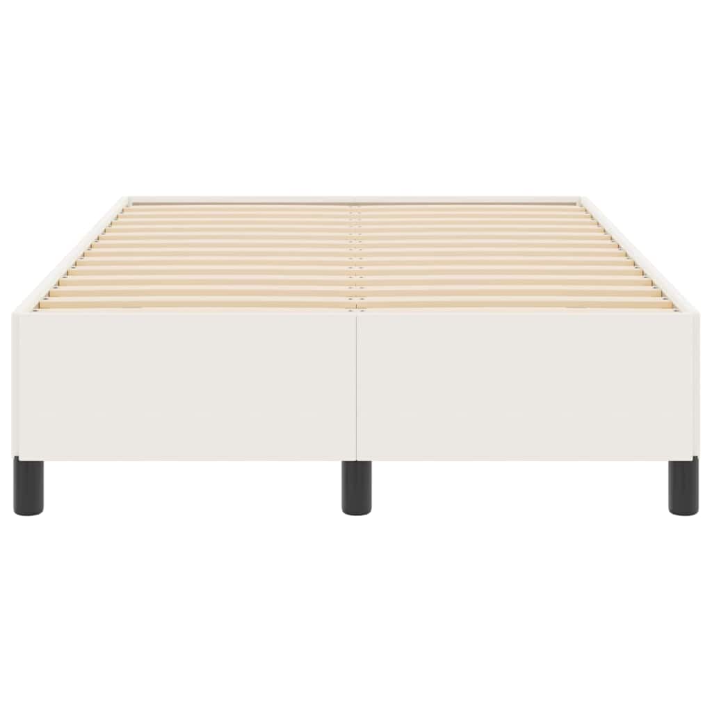 Letto a molle Crema 120 x 190 cm Tessuto in Cords | homemem39