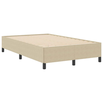 Letto a molle Grigio Verde 120 x 190 cm Tessuto in Cords | homemem39