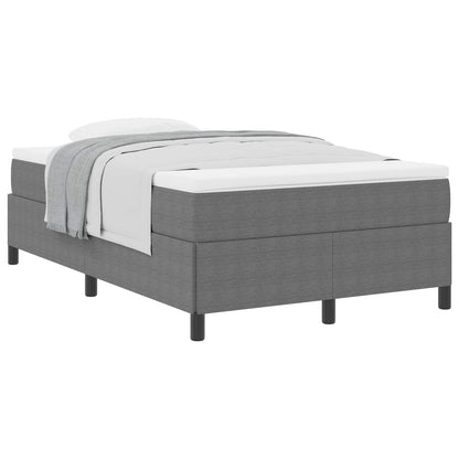 Letto a molle Grigio Chiaro 120 x 200 cm Tessuto in Cords | homemem39