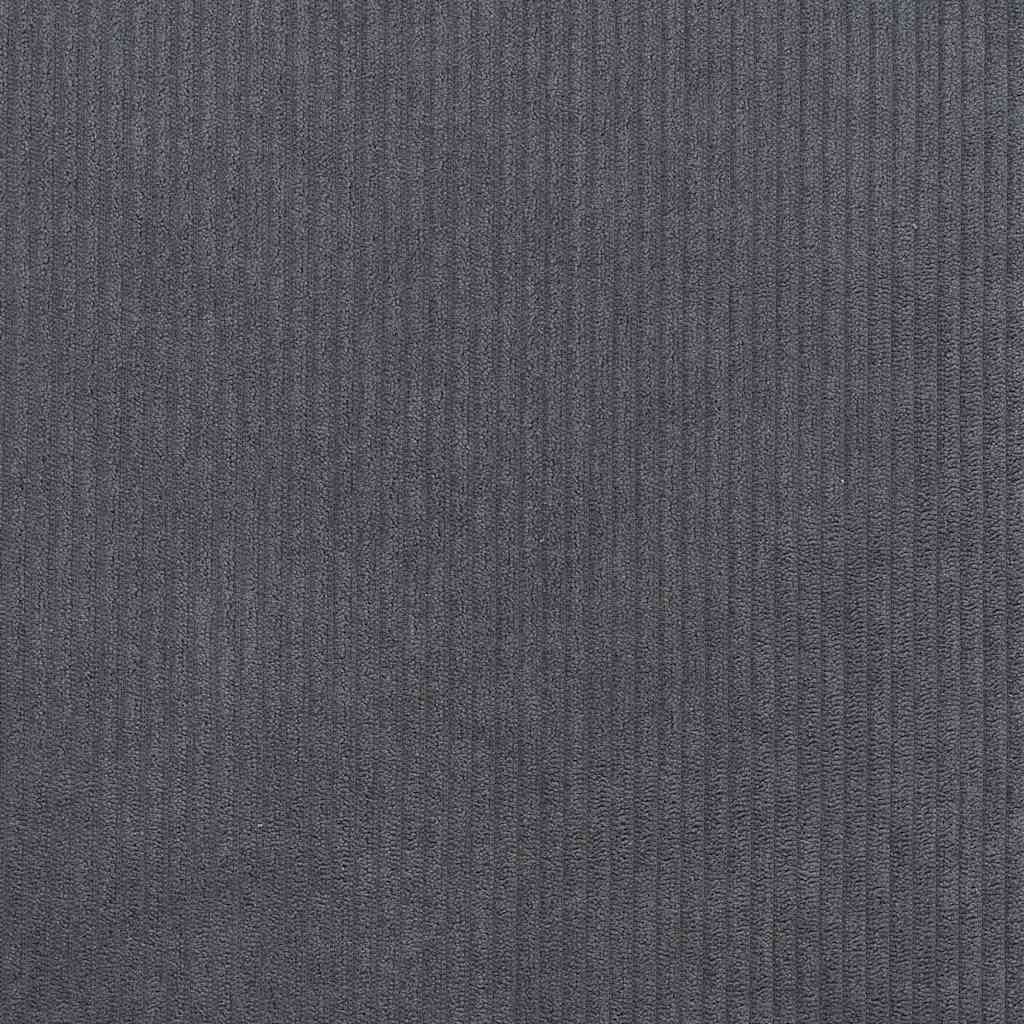 Letto a molle Grigio Scuro 120 x 200 cm Tessuto in Cords | homemem39