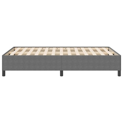 Letto a molle Grigio Chiaro 140 x 190 cm Tessuto in Cords | homemem39
