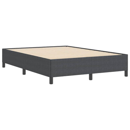 Letto a molle Grigio Scuro 140 x 190 cm Tessuto in Cords | homemem39