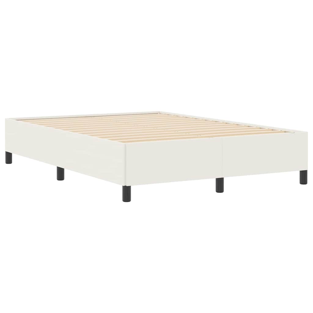 Letto a molle Crema 140 x 190 cm Tessuto in Cords | homemem39