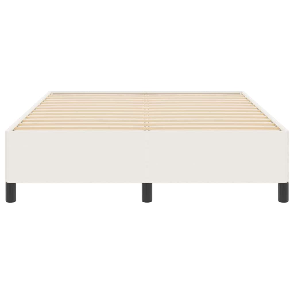 Letto a molle Crema 140 x 190 cm Tessuto in Cords | homemem39