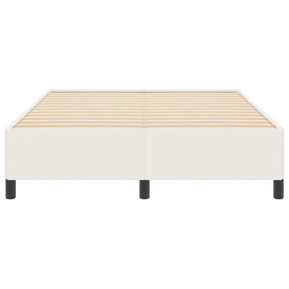 Letto a molle Crema 140 x 190 cm Tessuto in Cords | homemem39