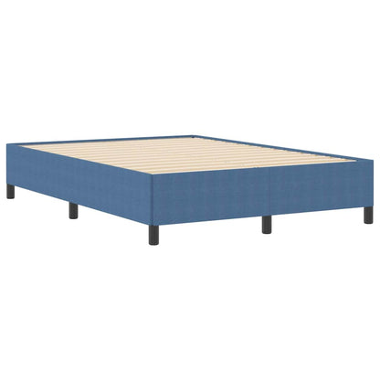 Letto a molle Blu 140 x 190 cm Tessuto in Cords | homemem39