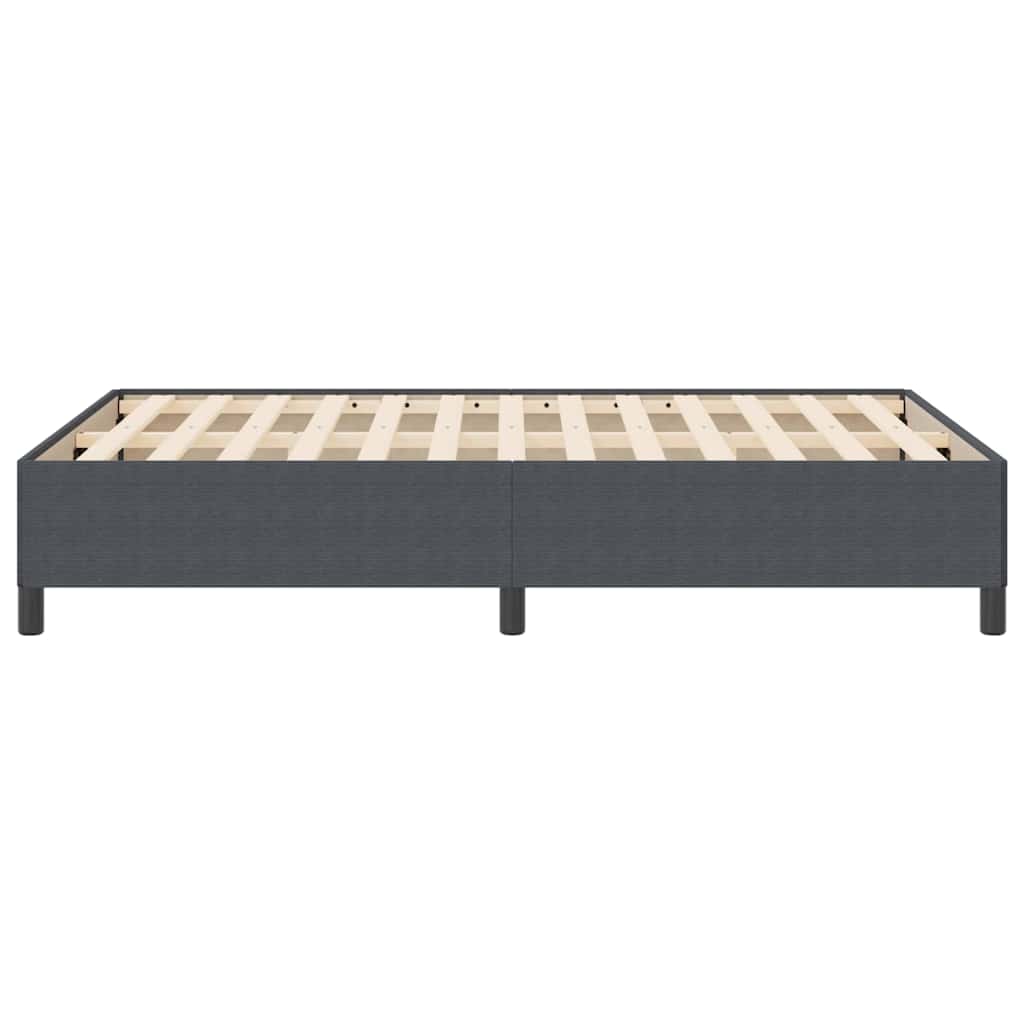 Letto a molle Grigio Scuro 140 x 200 cm Tessuto in Cords | homemem39