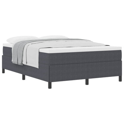 Letto a molle Grigio Scuro 160 x 200 cm Tessuto in Cords | homemem39