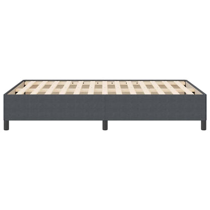 Letto a molle Grigio Scuro 160 x 200 cm Tessuto in Cords | homemem39