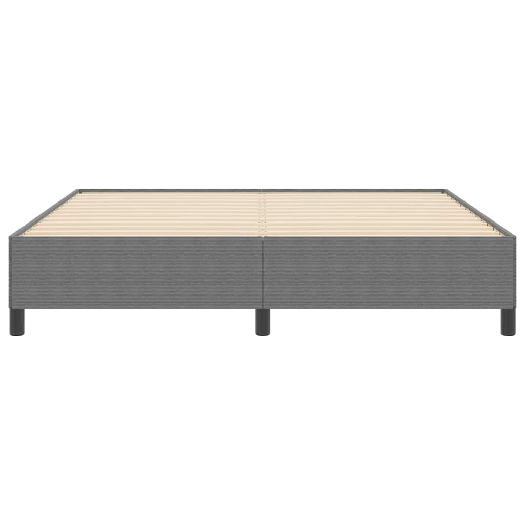 Letto a molle Grigio Chiaro 180 x 200 cm Tessuto in Cords | homemem39