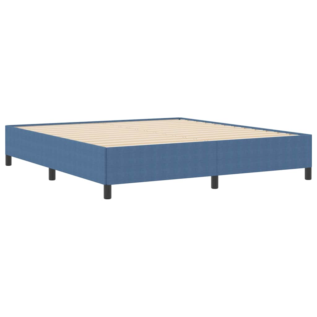 Letto a molle Blu 180 x 200 cm Tessuto in Cords | homemem39