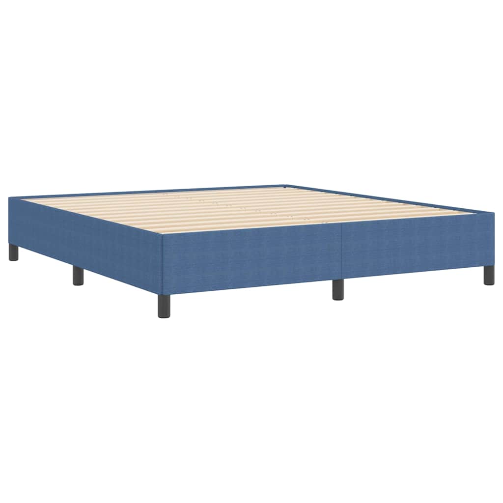Letto a molle Blu 180 x 200 cm Tessuto in Cords | homemem39