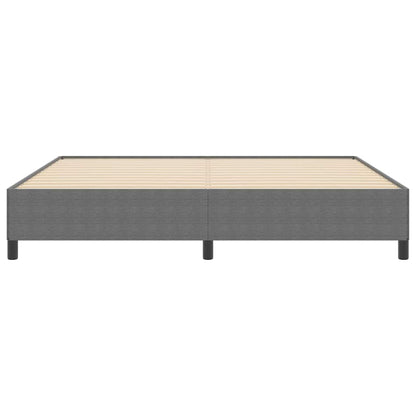 Letto a molle Grigio Chiaro 200 x 200 cm Tessuto in Cords | homemem39