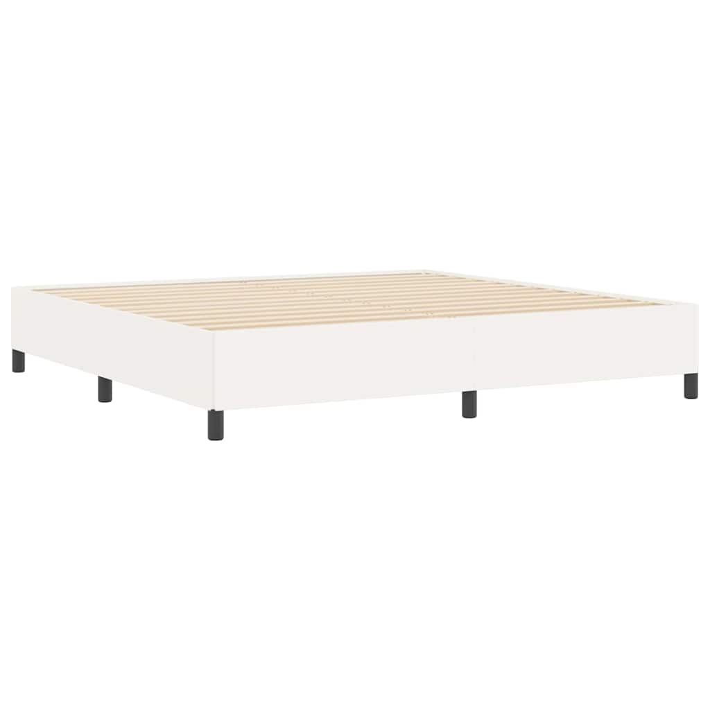 Letto a molle Crema 200 x 200 cm Tessuto in Cords | homemem39