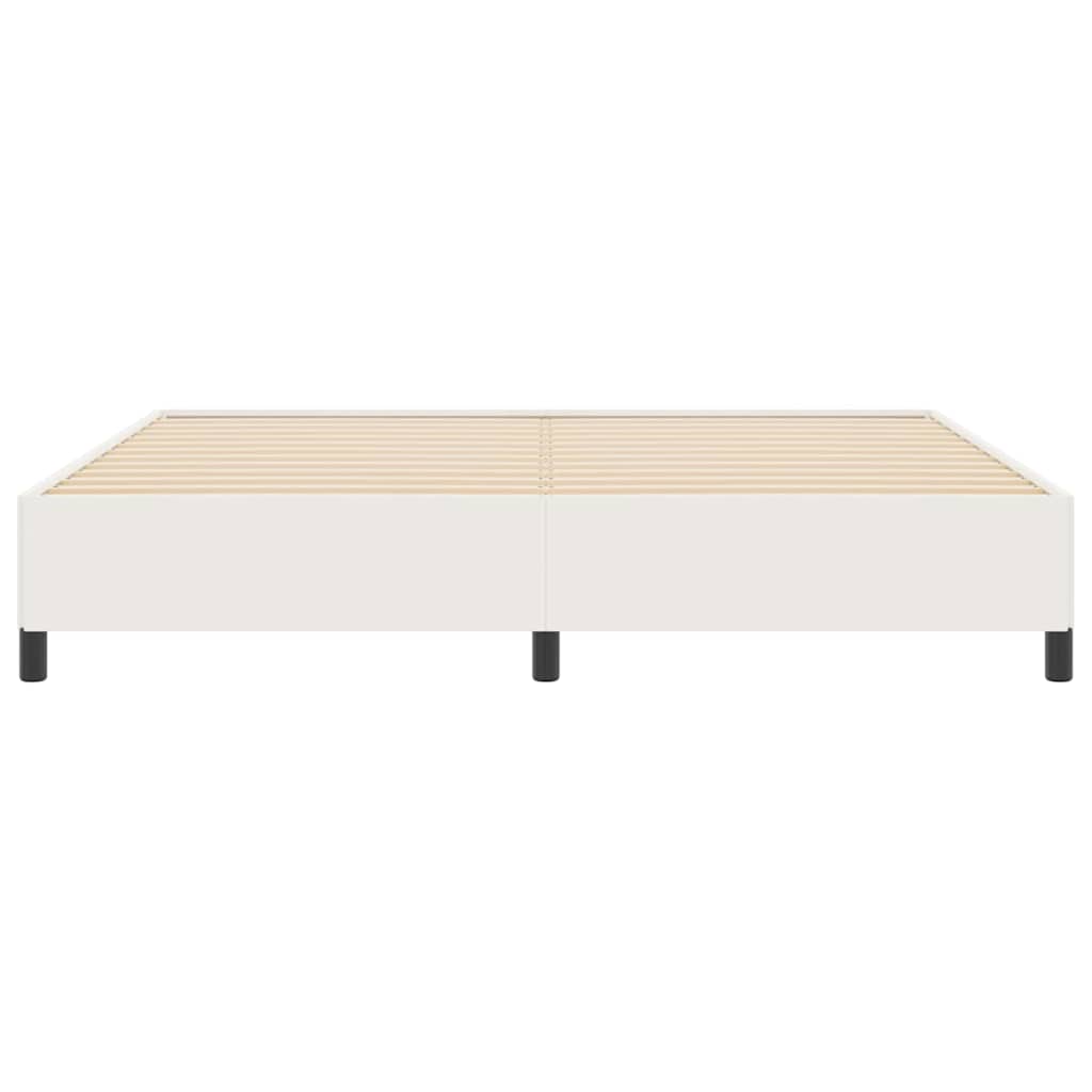 Letto a molle Crema 200 x 200 cm Tessuto in Cords | homemem39