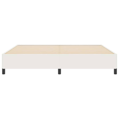 Letto a molle Crema 200 x 200 cm Tessuto in Cords | homemem39
