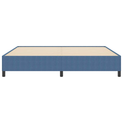 Letto a molle Blu 200 x 200 cm Tessuto in Cords | homemem39