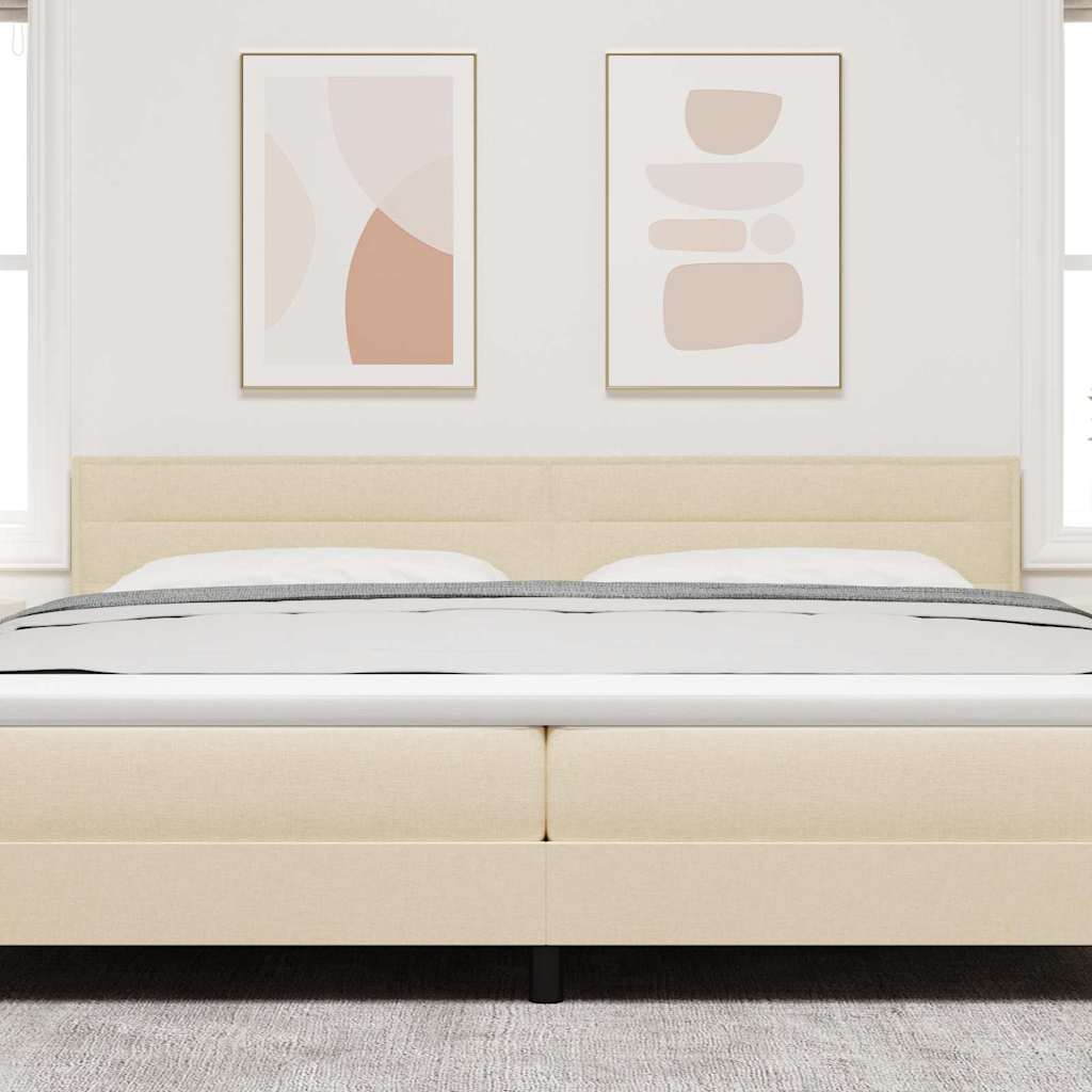 Testiera Crema 200 cm Tessuto | homemem39