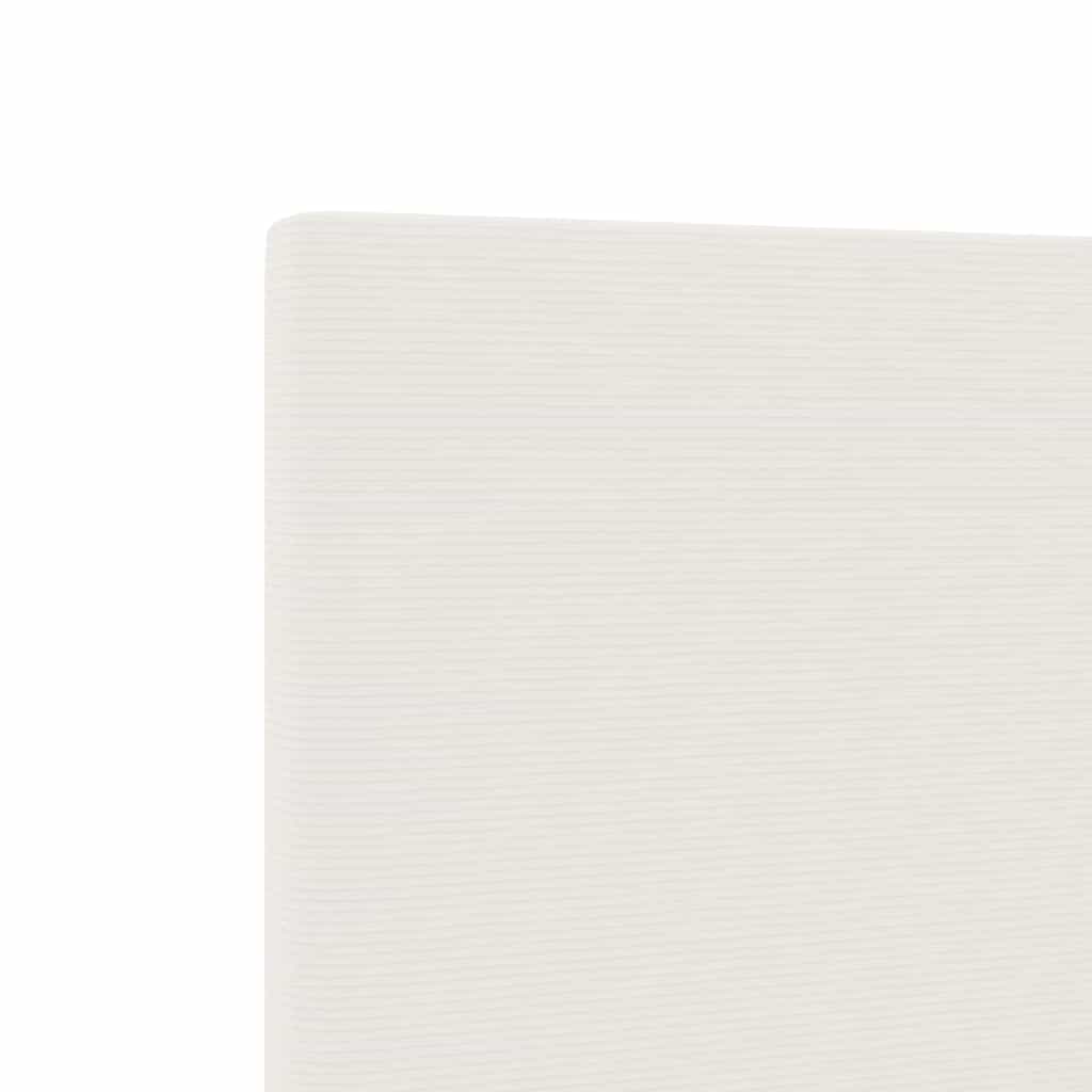 Testiera Crema 100 cm Tessuto in Cords | homemem39