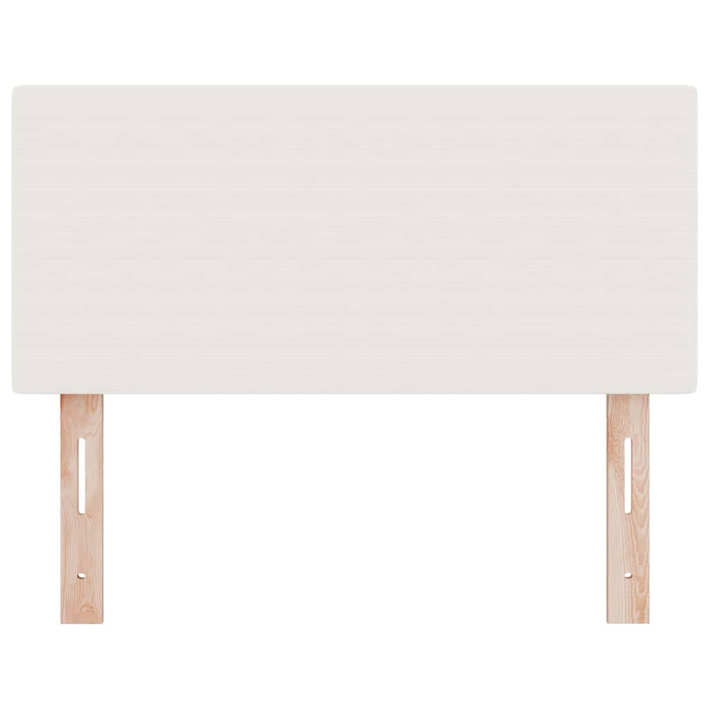 Testiera Crema 100 cm Tessuto in Cords | homemem39