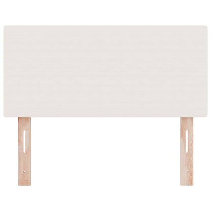 Testiera Crema 100 cm Tessuto in Cords | homemem39