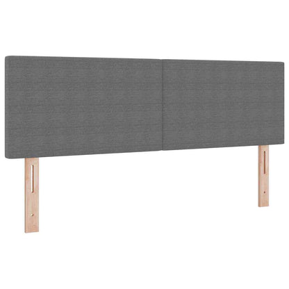 Testiera Grigio chiaro 144 cm Tessuto in Cords