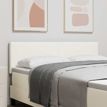 Testiera Crema 144 cm Tessuto in Cords