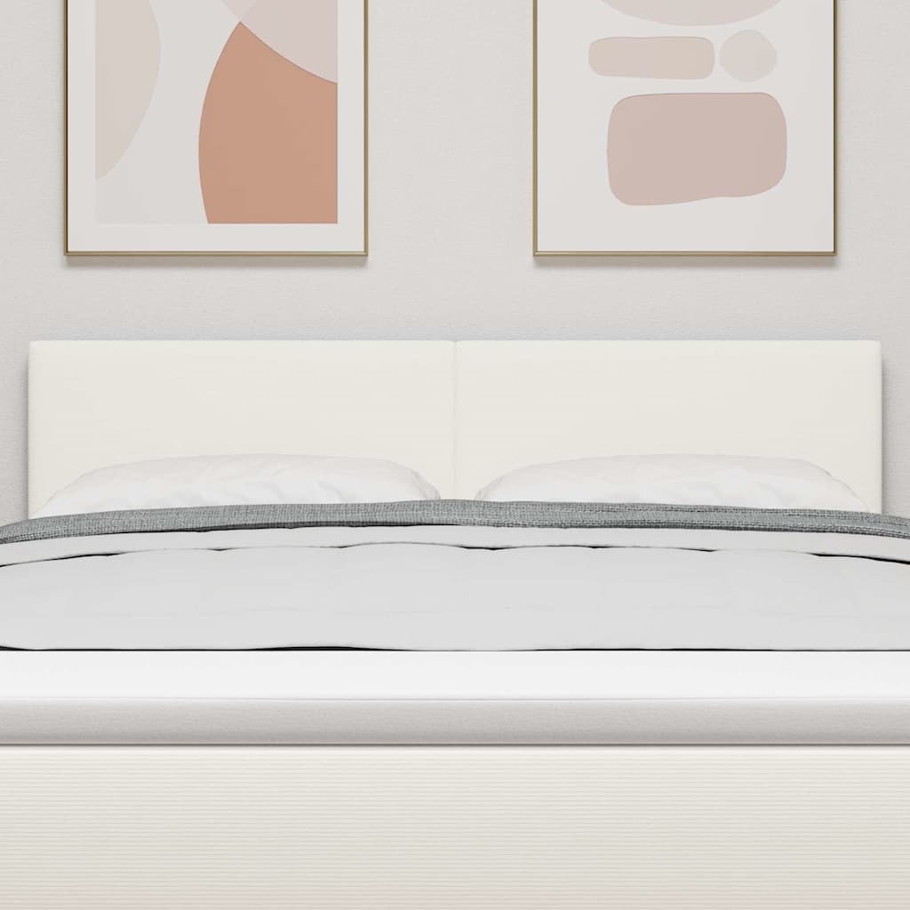 Testiera Crema 144 cm Tessuto in Cords | homemem39