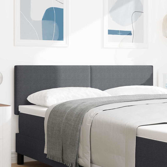 Testiera Grigio scuro 160 cm Tessuto in Cords | homemem39