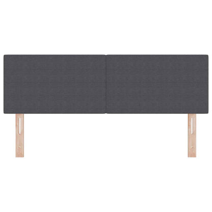Testiera Grigio scuro 160 cm Tessuto in Cords | homemem39